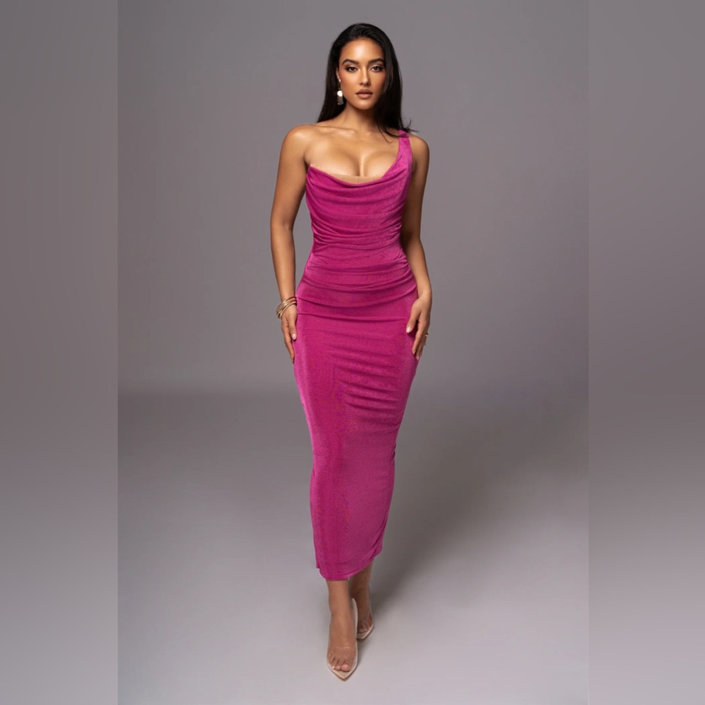 JLUXLABEL Pink Maxi Dress